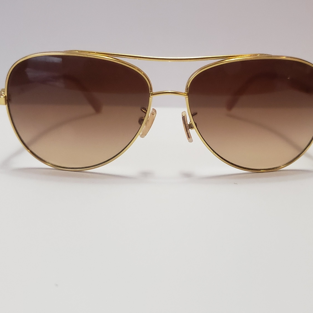 Women's Coach Aviator Daisy Rivet Pilot Sunglasses - Picture 9 of 12